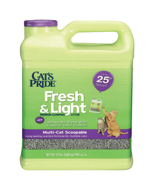 Cat's Pride 15 lb Fresh and Clean Clumping Cat Litter