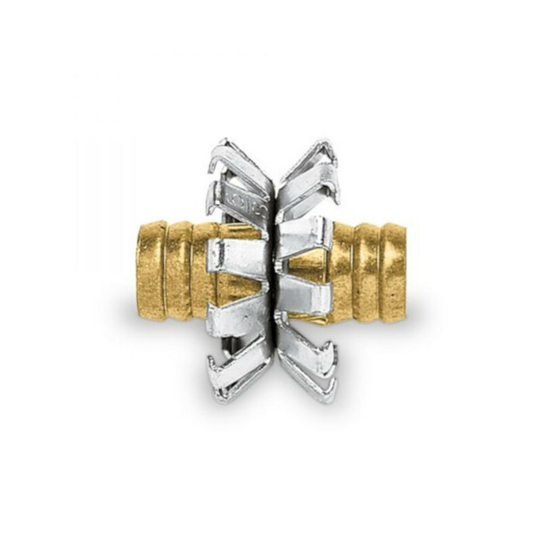 Gilmour Brass 5/8 Inch Threaded Hose Mender - Clinch Connection for Garden and Lawn Use