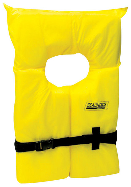 Seachoice Youth Life Vest Yellow - Type II PFD for Water Safety