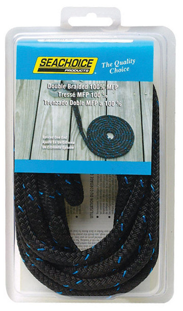 Seachoice Line Dock 3/8" x 15' Blue Marine Dock Line