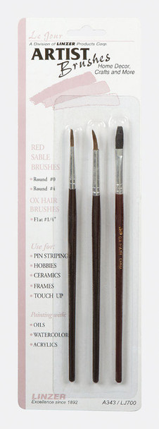 BRUSH ART 3PC CERAMIC