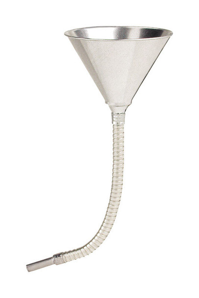 LubriMatic Steel Flexible Funnel with 17.5-inch Spout, 24 oz Capacity