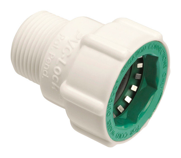 Orbit 34778 PVC-Lock 3/4-Inch Push to Connect and MPT Pipe Adapter
