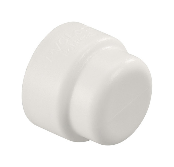 Orbit PVC-Lock 33780 1/2 Inch Push-to-Connect Plastic Pipe Cap for Irrigation Systems