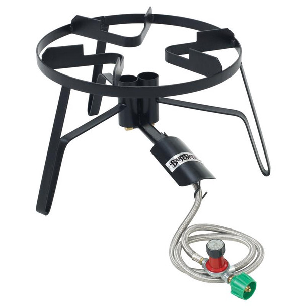 Bayou Classic Dual Jet 18-Inch Propane Burner with 30 PSI - Outdoor Grill and Cooker
