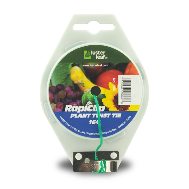 Luster Leaf Rapiclip Plant Tie Wire, Green, 164 ft - Indoor & Outdoor Garden Support