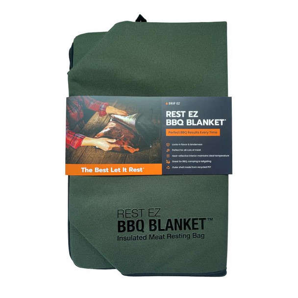Drip EZ 16-inch Green Plastic BBQ Blanket for Smoker Accessories