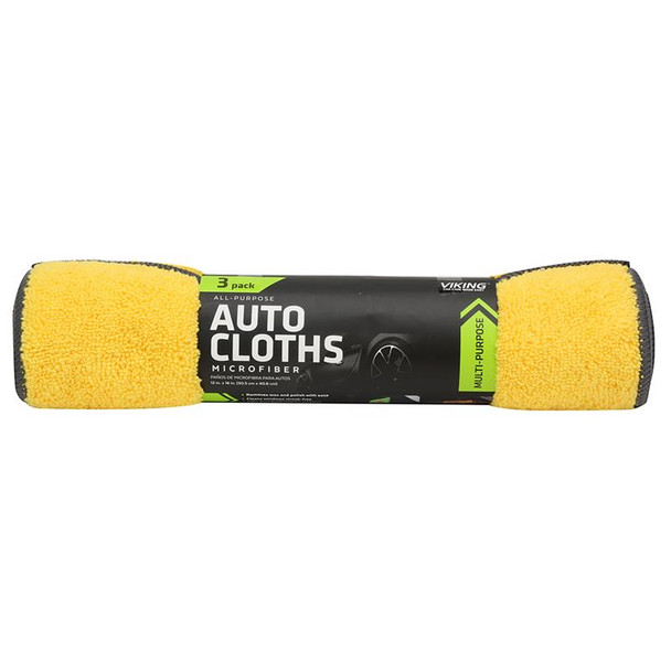 AUTO CLEANING CLOTH 3PK