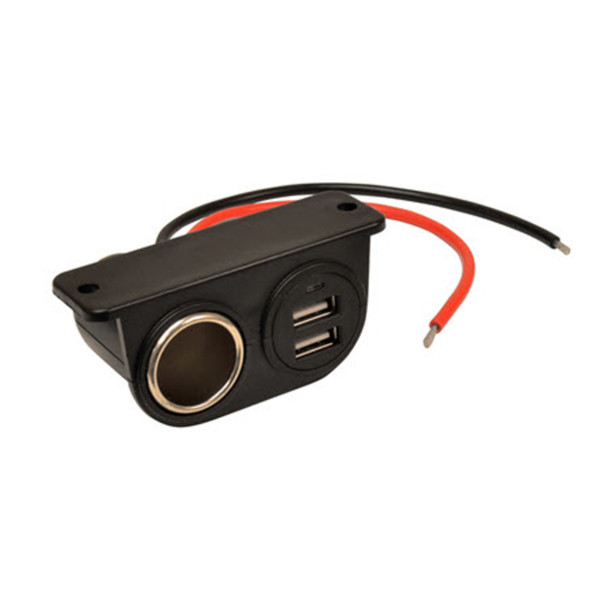Custom Accessories 18003 Auxiliary Power Outlet for Automotive Use