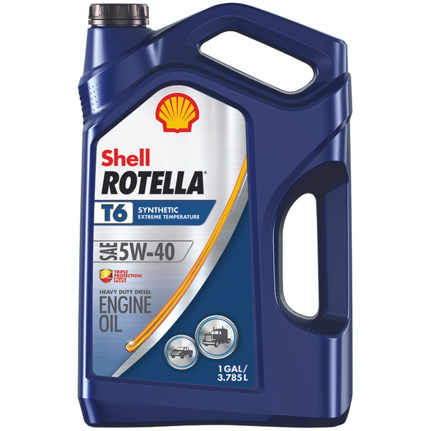 Shell Rotella Synthetic Motor Oil 5W-40, 1-Gallon Container