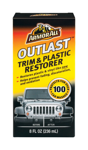 Armor All Outlast Trim & Plastic Restorer 8 oz – Car Plastic and Trim Restorer