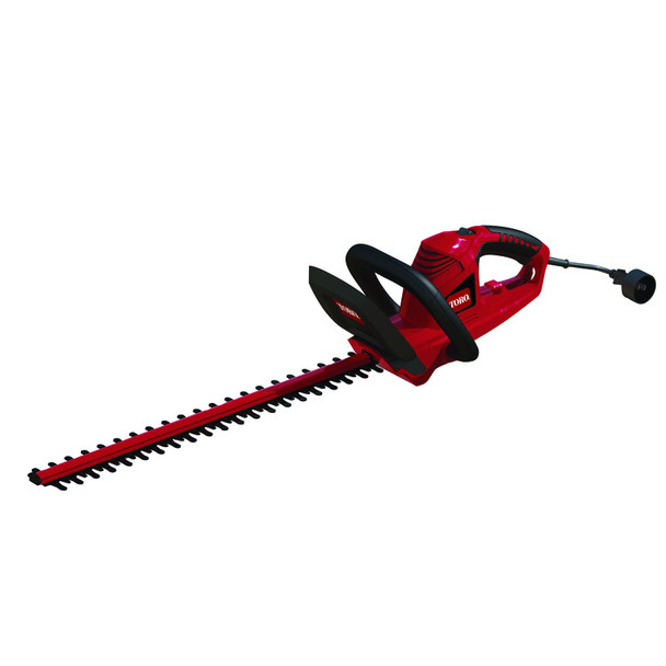 Toro Electric Hedge Trimmer 22-inch with Anti-Vibration System and Steel Blade