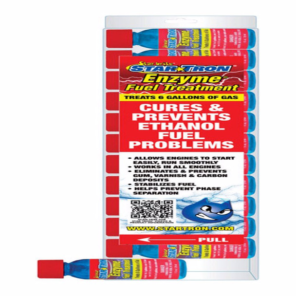 Star Brite StarTron Gas Additive and Fuel System Cleaner – 1 fl oz Bottle for Marine & Gasoline Engines