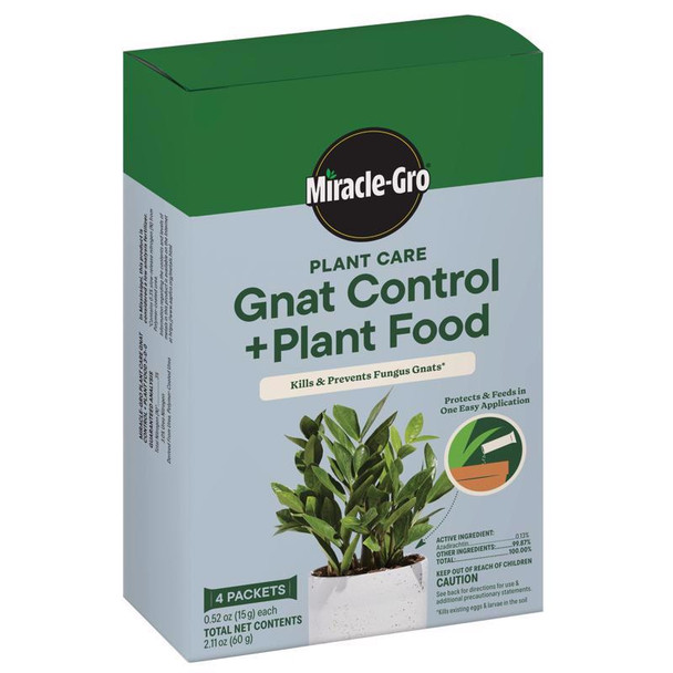 Miracle-Gro Organic Plant Food Granules – 2.11 oz Box for Multi-Season Garden Care