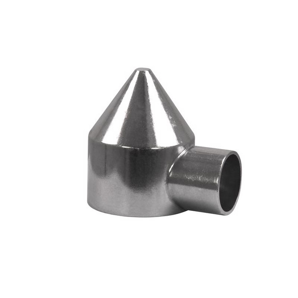 YardGard 1-Way Bullet Cap for Chain Link Fencing – 2-3/8 Inch Silver Aluminum Bullet Cap