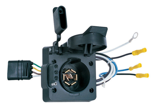 Hopkins ADAPTER MULTITOW 7:4 Trailer Connector Adapter for 4 Flat to 7 Blade Systems