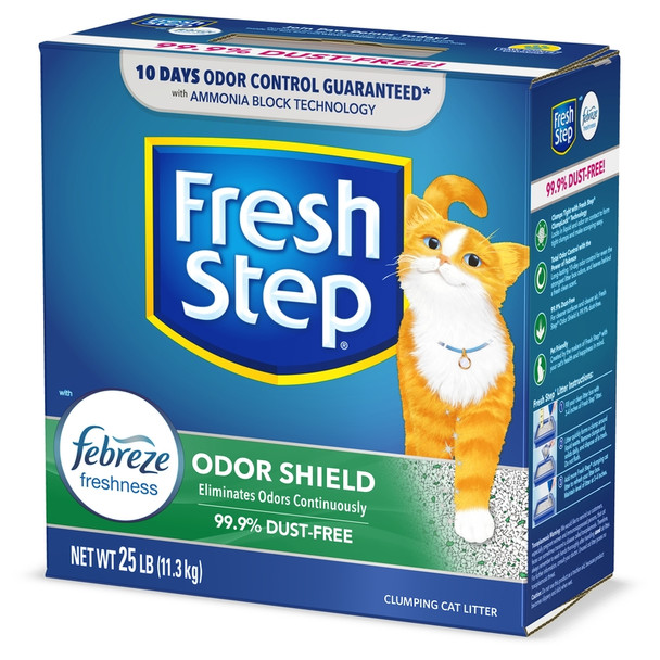 Fresh Step 25 lb Cat Litter – Clean & Fresh Scent, Clorox Co
