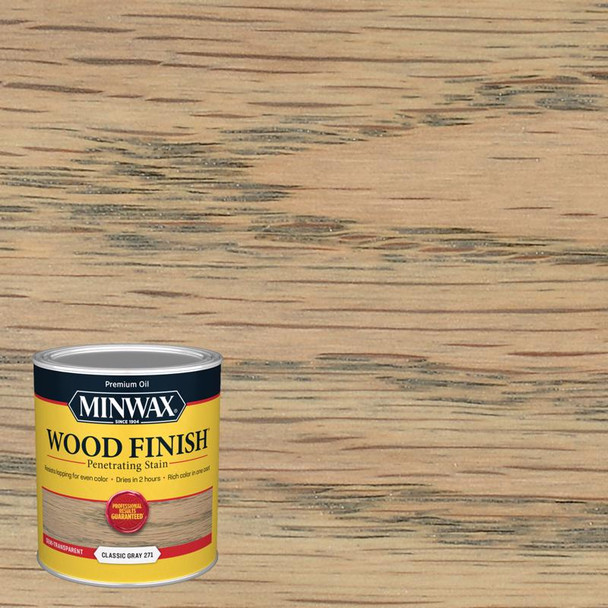 STAIN MINWX QT CLS GRAY