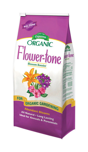 Espoma Flower-tone Plant Food Granules – Organic, Slow-Release Fertilizer for Flowering Plants, 18 lb Bag