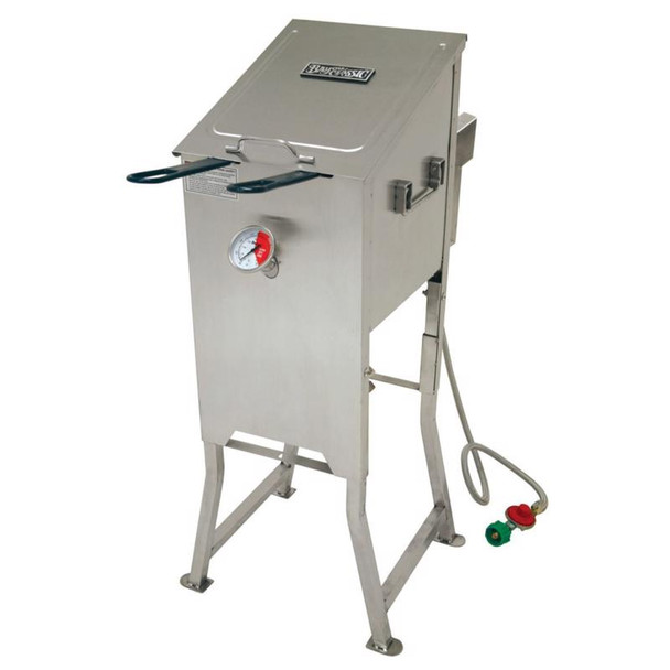 Bayou Classic SS Deep Fryer 4-Gallon Propane, Satin Finish, Model 700-701