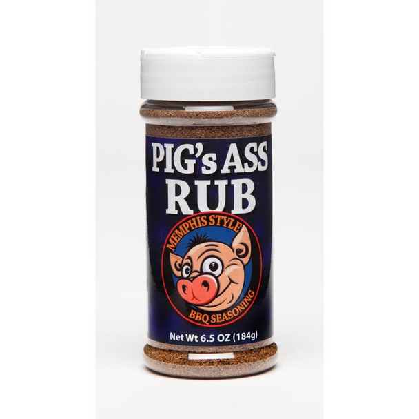Pig's Ass Memphis Style BBQ Seasoning - 6.5 oz Shaker Can