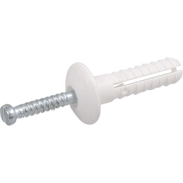 Hillman Nylon Truss Head Anchor 1/4 inch Diameter, Pack of 100