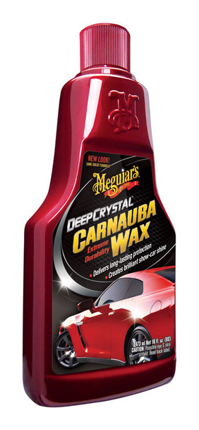 Meguiar's Deep Crystal Wax 16 oz – Premium Liquid Car Wax for Superior Shine and Protection
