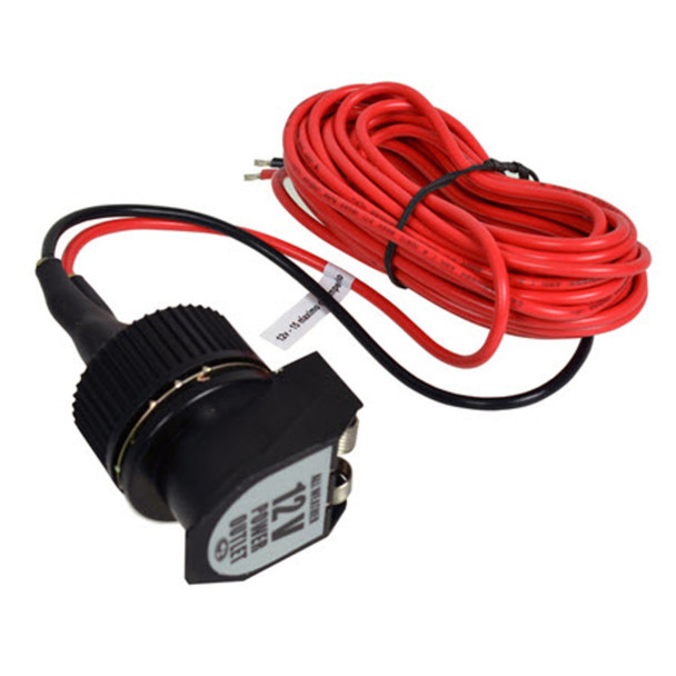 Custom Accessories Socket in Red and Black for Universal 12V Applications