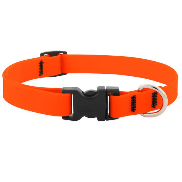 DOG COLLAR 14" NEON ORG