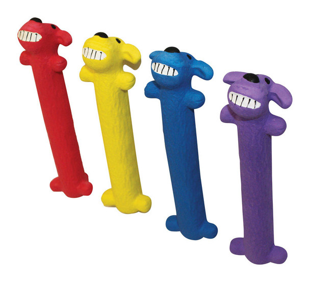 Multipet Loofa Small Dog Toy - Durable Latex Chew Toy for Small Dogs