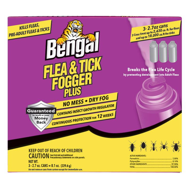 Bengal Plus Flea & Tick Killer Fog 3-2.7 oz