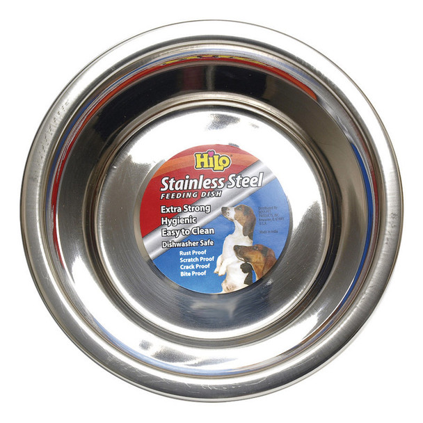 PET BOWL DOG 1Q SLVR