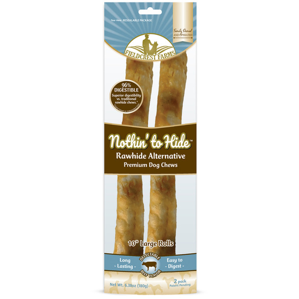 DOG CHEWS BEEF 2PK FIELD