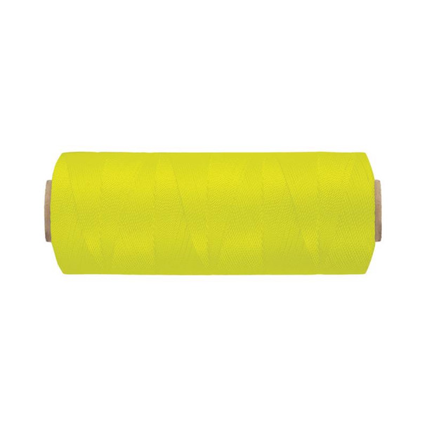 Koch Industries Mason Line Twisted Polyester Rope - 225 ft Yellow, Weather Resistant, Load Limit 8 lbs