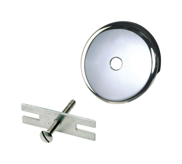Plumb Pak Face Plate 3-3/16 Inches Metal Chrome Plated - Durable Bath Drain Accessory