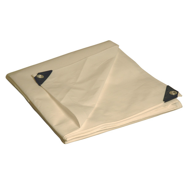 Foremost Polyethylene Tarp, Heavy Duty 30 x 40 Feet, White, UV & Water Resistant