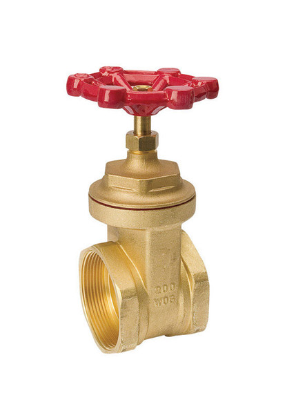 B&K ProLine 4-Inch Brass Gate Valve with FIP Connections