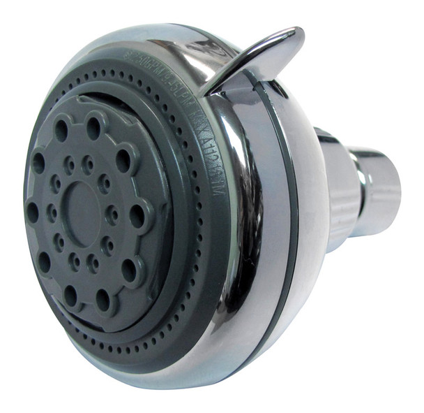 Plumb Pak PP828-50 Polished Chrome Showerhead with 5 Spray Settings