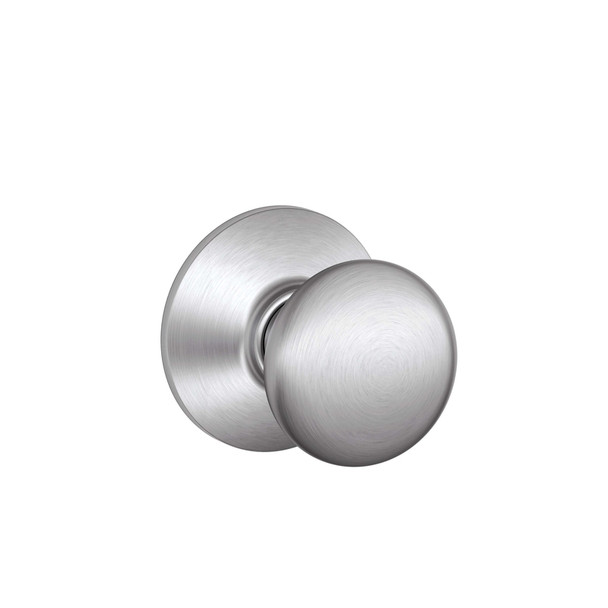 Schlage Plymouth F10PLY626 Passage Door Knob with Satin Chrome Finish
