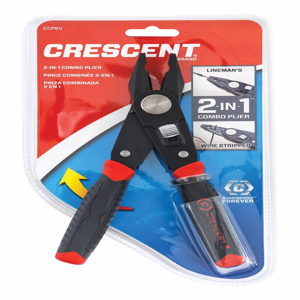 Crescent 9.9-Inch Lineman's Pliers with Lockable Jaw and Cushion Grip Handles