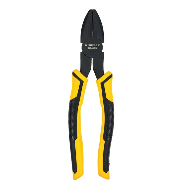 Stanley Linesman Pliers 8-Inch with Built-In Wire Cutter and Comfort Grip