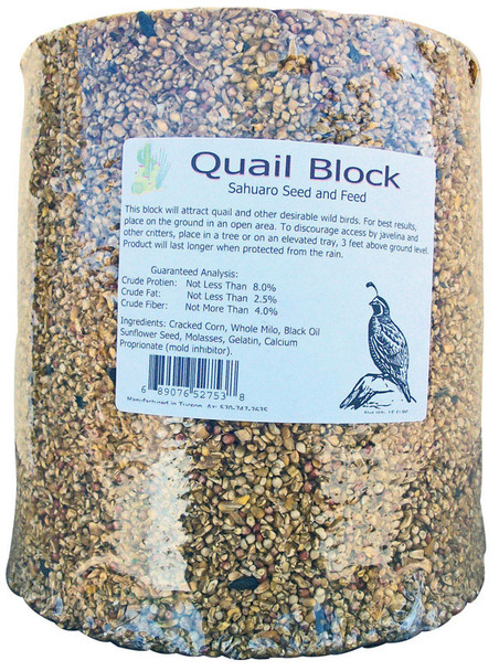 Sahuaro Seed Combo Quail and Wild Bird Food Block - 21 lb Bag