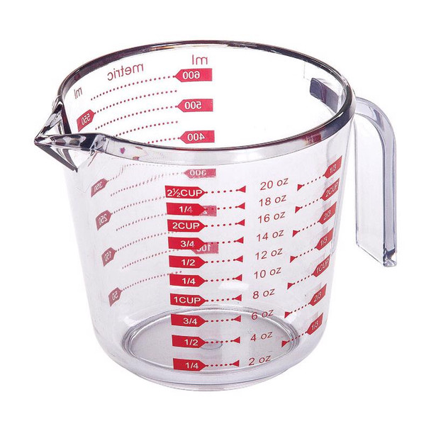 Progressive Prepworks 20 oz Plastic Measuring Cup – Clear, Dishwasher Safe Kitchen Tool