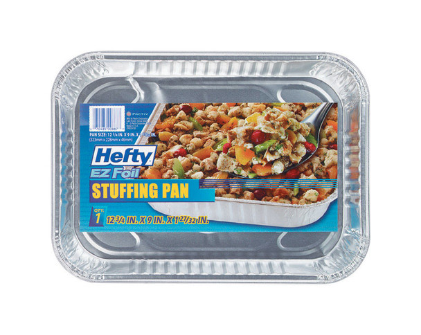 Hefty EZ Foil 13x9-Inch Aluminum Roaster Pan with Lid