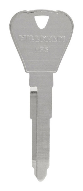 HILLMAN Key Blank H-76 for Ford Vehicles - Traditional Brass Double-Sided Automotive Key