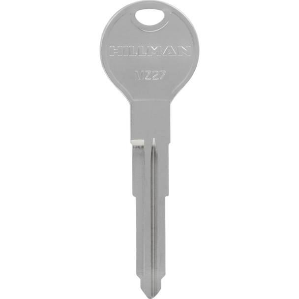 HILLMAN Mazda MZ-27 Double-Sided Brass Key Blank for Automotive Use