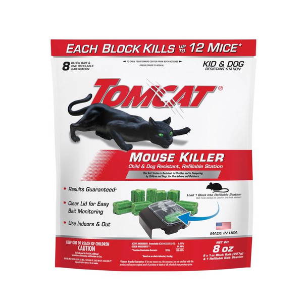 MICE BAIT STATN 8REFILS