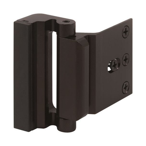 Prime-Line U 11126 Bronze 3-Inch Door Blocker for Residential Doors