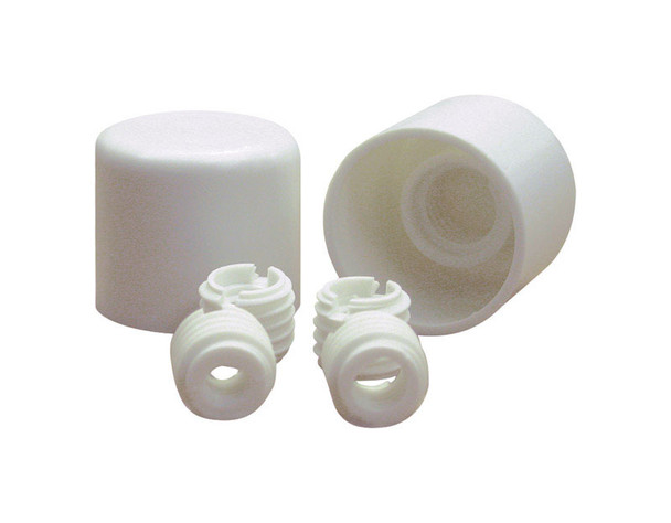 Danco Toilet Bolt Caps White - Universal Fit, No Handles or Hardware Included