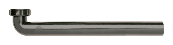 Plumb Pak 1-1/2 inch Waste Drain Tube for Kitchen Sink - Black, Model PP66-9B